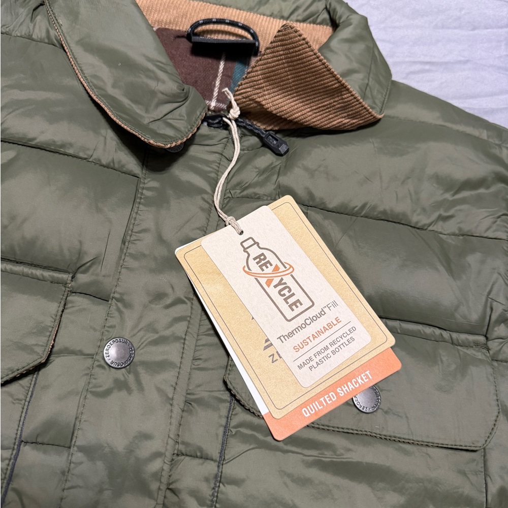 Kohl's Olive Quilted Puffer Jacket